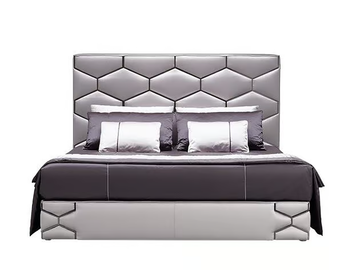 DIAMOND - Double bed with upholstered headboard by Siwa Soft Style - view 3